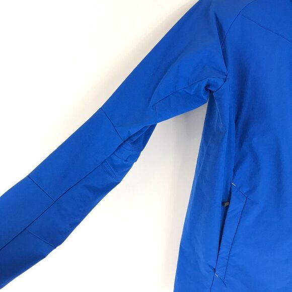 Sherpa Adventure Gear Full Zip Jacket Men's Medium Blue Pockets Mock Neck Winter - Picture 5 of 14